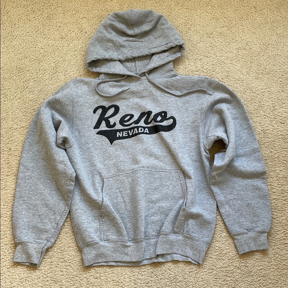 Gray Reno Nevada Hoodie
